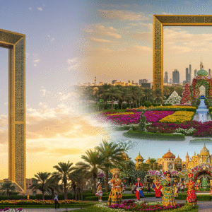 Dubai Frame, Miracle Garden and Global Village Tour